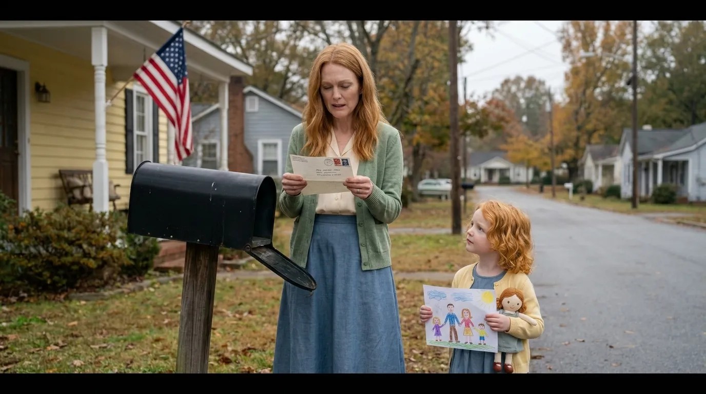 Anna and Layla receive one of James’s letters from overseas.