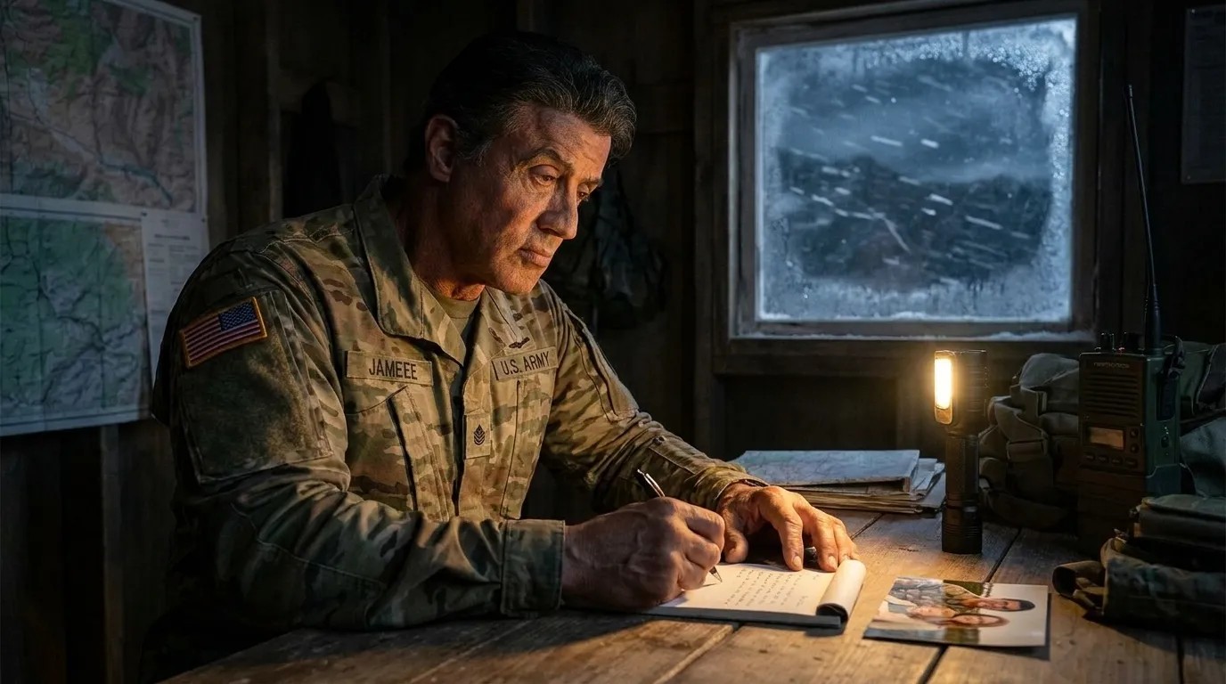 James writes to his family from the isolated mountain outpost.
