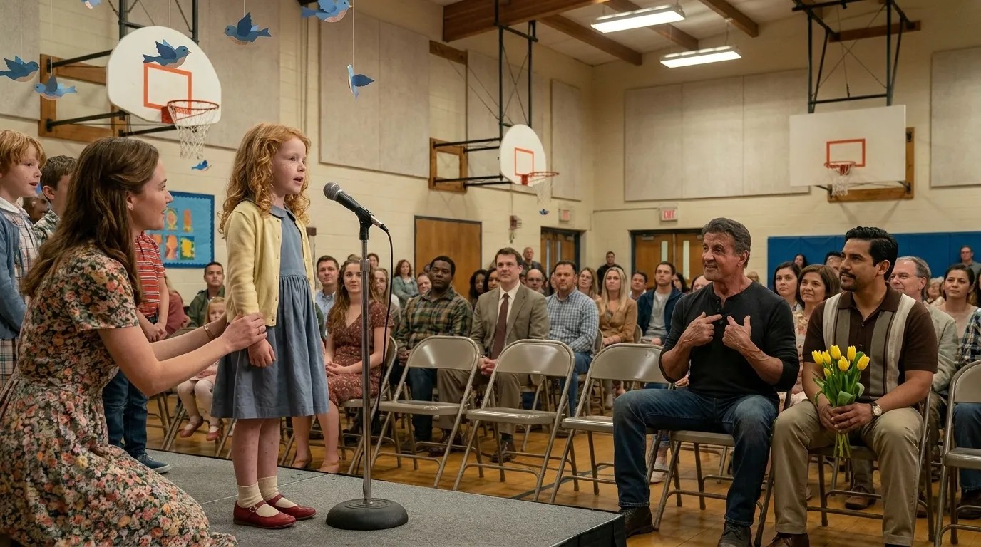 Layla finds the courage to sing at the spring concert.